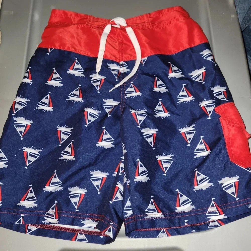 Sailboat swim shorts boys large 10 12